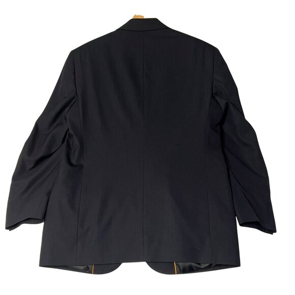 Arrow Men's 2-Piece Pinstripe Suit Navy 36S Classic Fit Jacket & Pants 30 x 30 - Picture 3 of 16